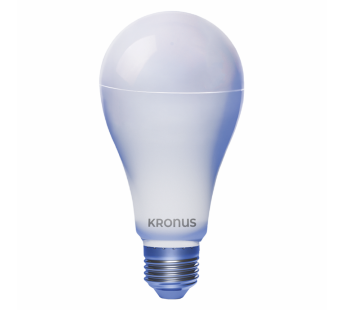 Лампа светодиодная KRONUS A65 груша 25 Вт 220V 4000K E27 нейтральный свет (10/100)#2114341