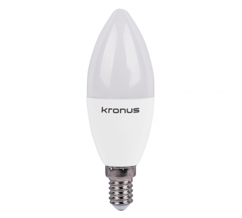 Лампа светодиодная KRONUS C37 свеча 12 Вт 220V 3000K E14 тёплый свет (10/100)#2113928