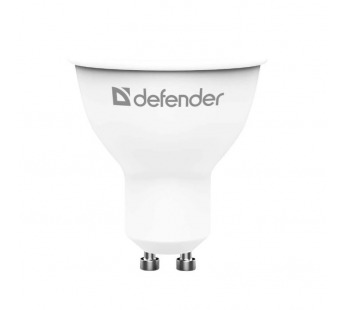 Лампа светодиодная DEFENDER MR16 8Вт GU10 4000К софит нейтральный белый (10/100)#2142351