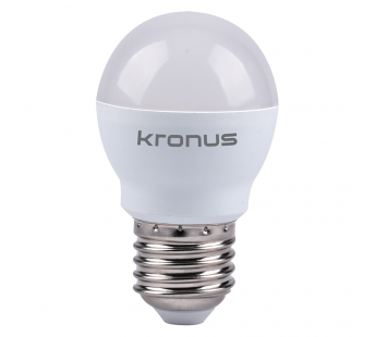 Лампа светодиодная KRONUS G45 шар 12 Вт 220V 4000K E27 нейтральный свет (10/100)#2113903