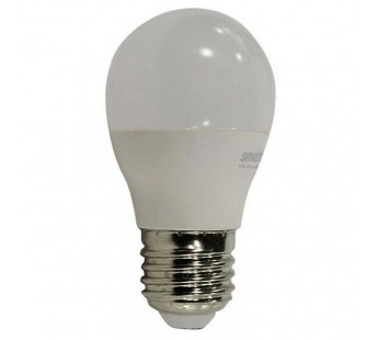 Лампа светодиодная SMARTBUY G45 15Вт 220V 6000К E27 (холодный свет) (SBL-G45-15-60K-E27) (1/10/100)#2114311