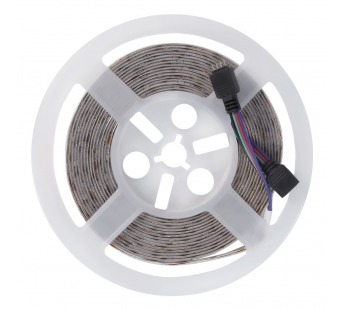Лента светодиодная SMARTBUY 12V SMD 2835/60 IP20 6,3W/m RGB 300 лм/м двухслойная катушка 5 метров (SBL-IP20 6-3-RGB) (1/100)#2120395