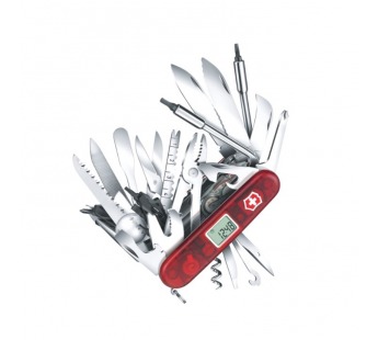 Нож перочинный Victorinox SwissChamp XAVT, 91 мм., 81 функция, красный (подар. коробка)#2135578
