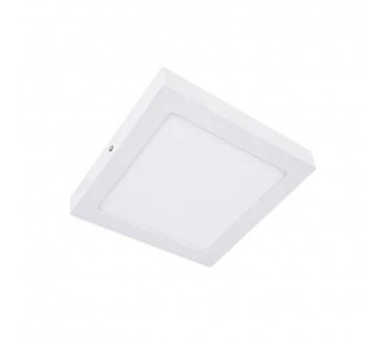 Светильник светодиодный ECOLA "Даунлайт" накладной квадрат белый 18W 220V 4200K 220x220x32(1/40)#2118765