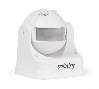 Датчик движения SMARTBUY инфракрасный настенный 1200Вт, 180гр., до 12м, IP44 (sbl-ms-009) (1/50)#2123164