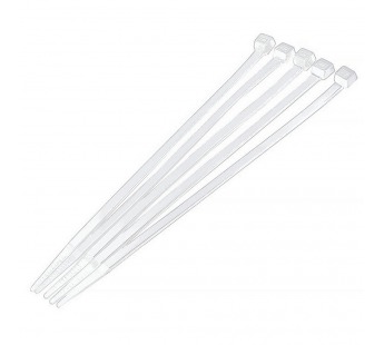 Хомут SMARTBUY нейлоновый 2,5х100, белый (100шт./уп.) (цена за упаковку-100 шт!!!) (1/500)#2110242