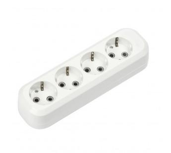 Колодка розеточная SMARTBUY 4 гнезда 16А/3,5кВт с заземлением (SBE-16-4-00-Z) (1/100)#2123117