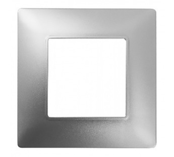 Рамка ЭРА серии Elegance скрытой установки на 1 пост алюминий (1/20/200)#2111168