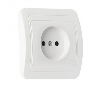 Розетка SMARTBUY скрытая установка, 1-местная без заземления 10А белая, керамика "Марс" (SBE-02w-10-S1-N-c) (1/10)#2123095