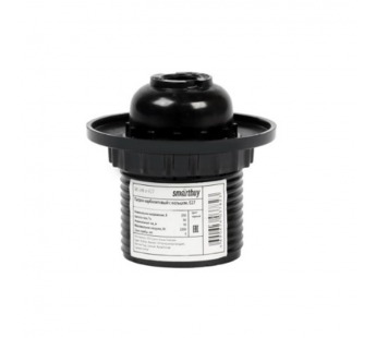 Патрон SMARTBUY карболитовый с кольцом, Е27, черный (SBE-LHB-sr-E27) (20/200)#2116344
