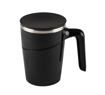 Термокружка - непроливайка MAGNIFIK, 470 мл, черный (1/12)#2110595