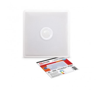 Светильник светодиодный СПБ-2Д-КВАДРАТ 5Вт 230В 4000К 400Лм 140мм c датчиком белый IN HOME (1/40)#2118735