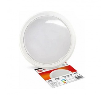 Светильник светодиодный СПБ-2Д-КРУГ 10Вт 230В 4000К 800Лм 155мм с настраиваемым датчиком белый IN HOME (1/40)#2118769