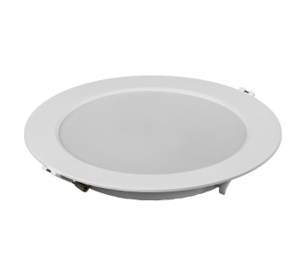 Светильник светодиодный SMARTBUY встраеваемый DL круглый пластик 24Вт/6500K/IP40 (SBL-DLp-24-65) (1/40)#2118611