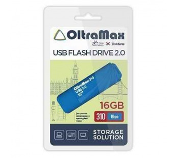 USB  16GB  OltraMax  310  синий#2110339