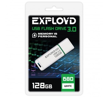 USB 3.0  16GB  Exployd  680  белый#2110342