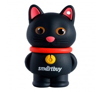 USB  32GB  Smart Buy Wild series  Котёнок  чёрный#2111646