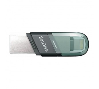 USB 3.1  32GB  SanDisk  Flip iXpand (Type A + Lightning)  голубой/серебро#2111655