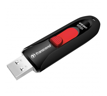 USB  16GB  Transcend  JetFlash 590  чёрный#2111647