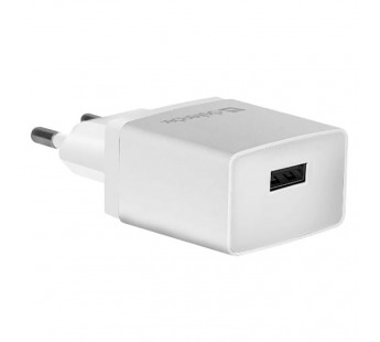 Блок питания сетевой 1 USB DEFENDER EPA-10, белый, 5V/2.1А, пакет (1/50)#2119744
