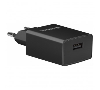 Блок питания сетевой 1 USB DEFENDER EPA-10, черный, 5V/2.1А, пакет (1/50/200)#2141542