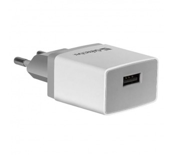 Блок питания сетевой 1 USB DEFENDER UPA-21, 5V/2.1А, белый (1/50)#2119781