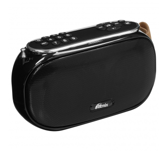 Радиоприемник RITMIX RPR-008 Black, Bluetooth v.5.0, диктофон, USB флэш/microSD, вход AUX 3.5мм, черный (1/30)#2142619