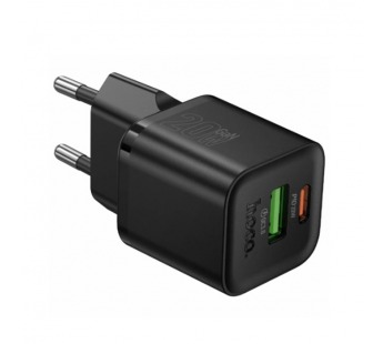Адаптер сетевой HOCO N65, QC3.0, PD20Вт (черный)#2128567