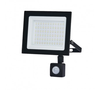 Прожектор светодиодный KRONUS 50 Вт 6500K IP44 220V с датчиком движения холодный свет черный корпус (1/30)#2118542