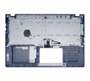 Топ-панель для ноутбука Asus X515JF  синяя без подсветки (для моделей без SD-порта)#2110415
