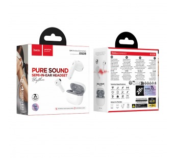 Беспроводные Bluetooth-наушники Hoco TWS EQ28 (white star) (240980)#2115420