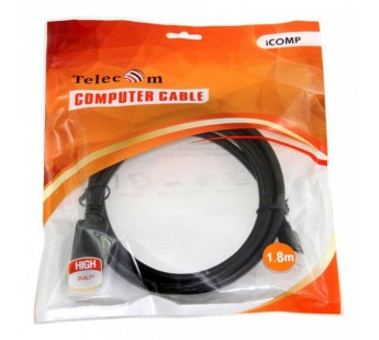 Кабель соединительный mini DP--> DP v1.2 4K*60Hz, 1,8м, TELECOM (TA682-1.8M) (1/60)#2111515