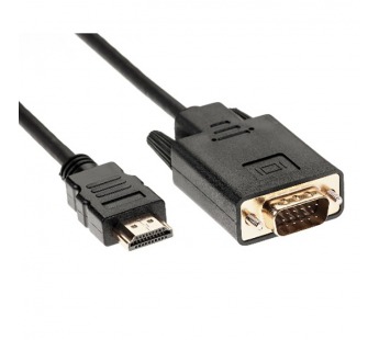 Кабель-переходник HDMI (M)--> VGA(M/M) 1,8м VCOM <CG596-1.8M> (1/80)#2111558
