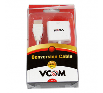 Кабель-переходник HDMI(M)--> VGA(F), 0,2 м. VCOM (1/50)#2111570