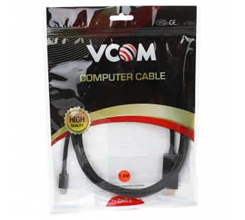 Кабель-переходник miniDP (M)--> HDMI M, 1.8 м. VCOM <CG695-B> (1/60)#2111552