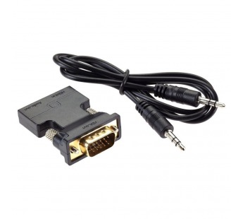 Переходник HDMI(F)--> VGA(M)+audio,1080*60Hz, VCOM <CA336A> (1/150)#2111565