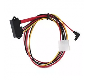 Переходник molex+SATA/SATA, 15pin+7pin, (длина инт - 45см, питание - 15см) VCOM <VHC7702> (1/250)#2111427