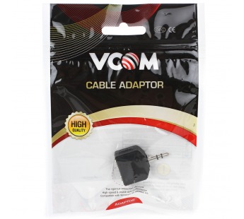 Переходник 3.5 Jack (M) - 2x3.5 Jack (F) VCOM (1/500)#2111440