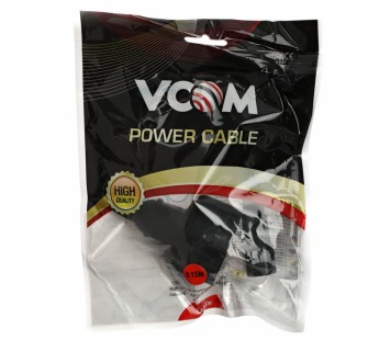 Кабель-переходник UPS--> розетка (IE-320 C14 to Socket Type-F) 3Gx0,75mm2 <VDE> VCOM <CE002> 0,15m (1/45)#2111574