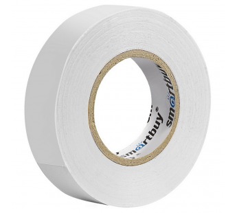 Изолента SMARTBUY 0,13х15мм, 10 метров, белая (SBE-IT-15-10-w) (10/500)#2110808