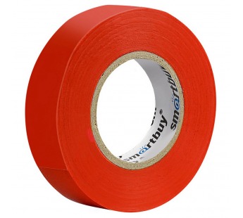 Изолента SMARTBUY 0,13х15мм, 10 метров, красная (SBE-IT-15-10-r) (10/500)#2110806