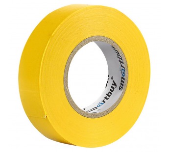 Изолента SMARTBUY 0,13х15мм, 20 метров, желтая (SBE-IT-15-20-y) (10/200)#2110817