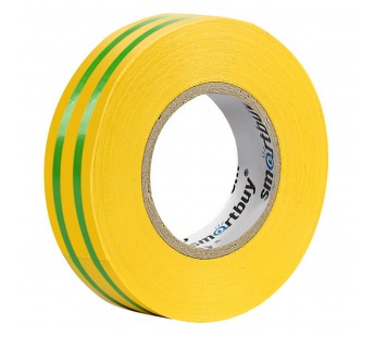 Изолента SMARTBUY 0,13х15мм, 20 метров, желто-зеленая (SBE-IT-15-20-yg) (10/200)#2110813