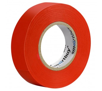Изолента SMARTBUY 0,18х19мм, 20 метров, красная (SBE-IT-19-20-r) (10/200)#2110826