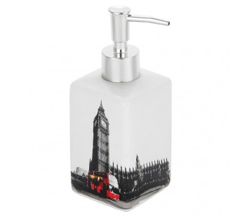 Дозатор для жидкого мыла "Лондон" DIS-L, керамика (1/4/24)#2111100
