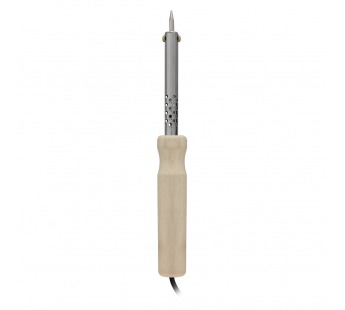 Паяльник электрический SMARTBUY 40 Вт, с дерев. рукояткой, длина шнура 1.1м. (1)#2123154