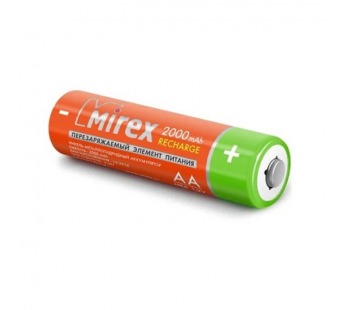 Аккумулятор Ni-MH Mirex HR6 / AA 2000mAh 1,2V 2 шт (2/20/100), ecopack#2110881