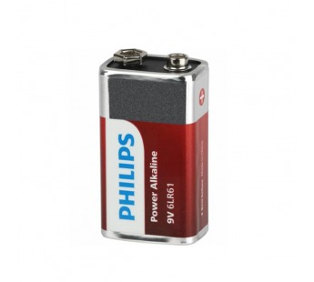 Элемент питания PHILIPS Power 6LR61/9V 1BL  (1/12/24/6240)#2110655