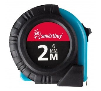 Рулетка SMARTBUY измерительная 2 метра, прорезиненный корпус, промо (1/600)#2111069