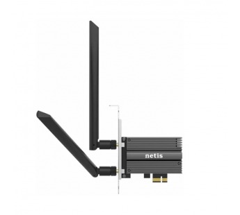 PCI Express адаптер NETIS F1с поддержкой Wi-Fi  AX3000,  Bluetooth (ант.внеш.съем) 2ант. (1/80)#2126364